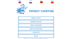 Desktop Screenshot of phuket-yachting.com